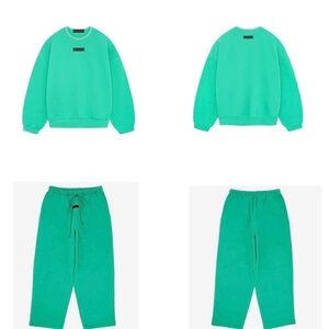 Fear of God Mint Leaf Sweatshirt & Sweatpants Set